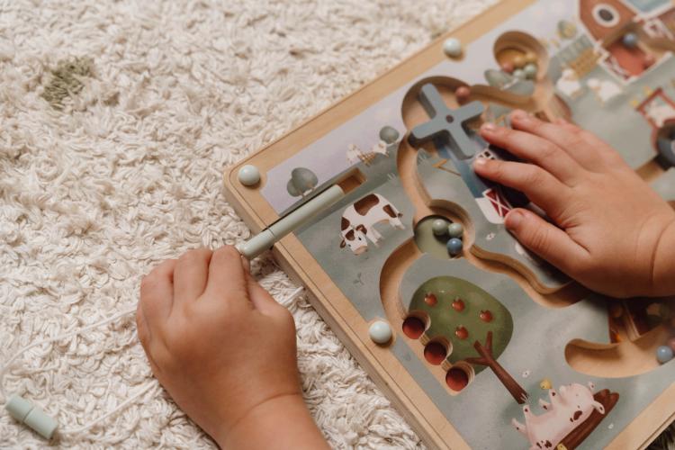 Preview: Little Dutch - Magnetisches Labyrinth Little Farm